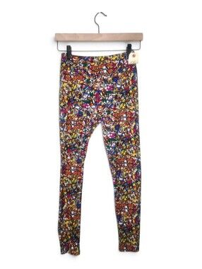 LuLaRoe Vintage Toy Print Plush Leggings One Size